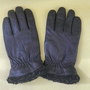 New black Thinsulate leather gloves
